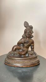 Indisch bronzen beeld - Shiva, Zo goed als nieuw, Ophalen