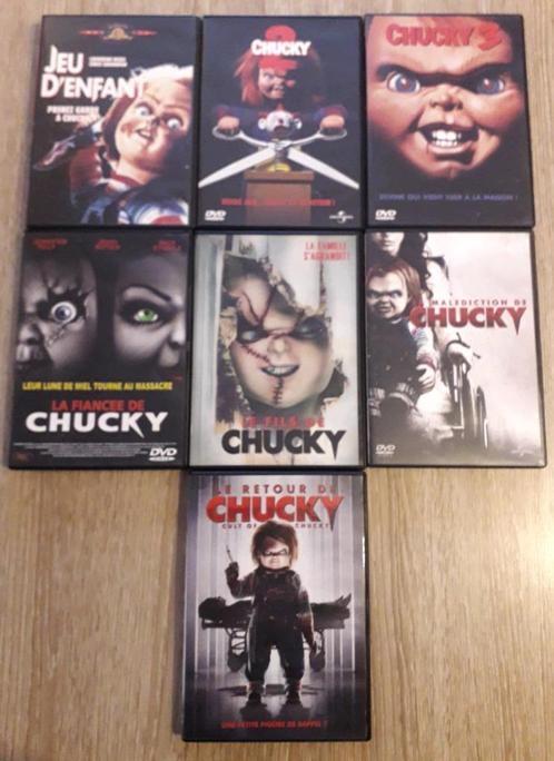 DVD's Chucky 1-2-3-4-5-6-7 / Intégrale, Cd's en Dvd's, Dvd's | Horror, Zo goed als nieuw, Vanaf 12 jaar, Ophalen of Verzenden