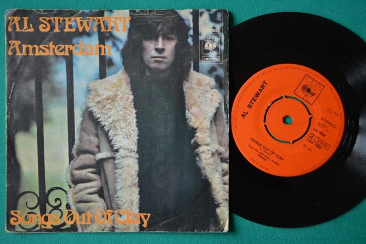 Al Stewart – Amsterdam - vinyl singel (12), Cd's en Dvd's, Vinyl Singles, Gebruikt, Single, Pop, 7 inch, Ophalen of Verzenden