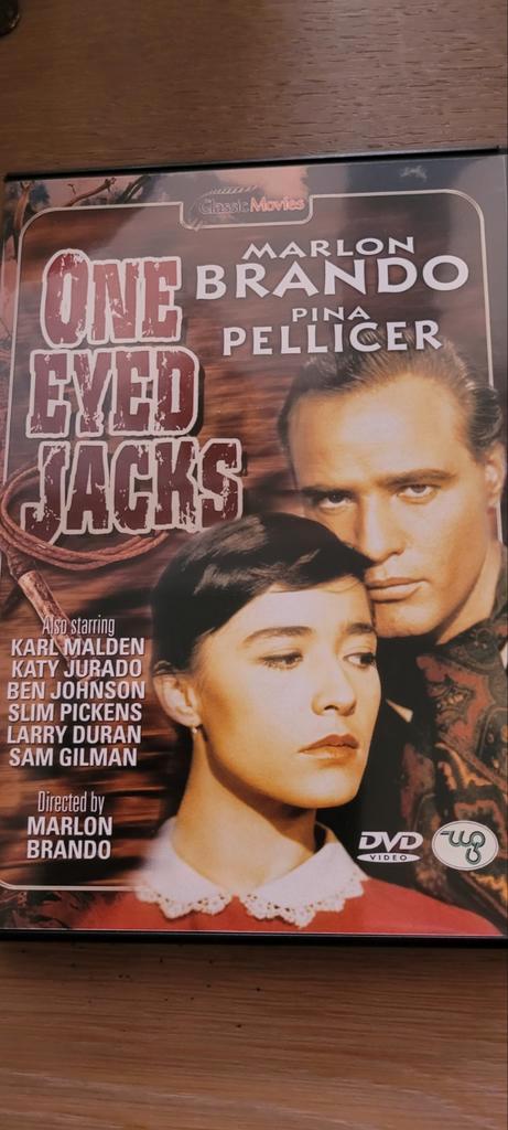 One Eyed Jacks  "met Marlon Brando en Pina Pellicer", Cd's en Dvd's, Dvd's | Filmhuis, Zo goed als nieuw, Overige gebieden, Verzenden