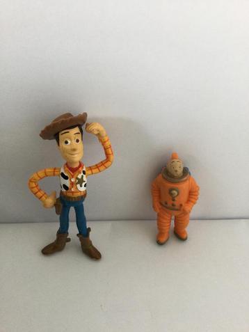 Kuifje van 1994 van Hergé en Lucy Luke van Disney Toy story., Verzamelen, Ophalen of Verzenden, Gebruikt