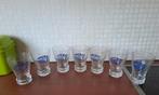 7 Imperial Golf Meiresonne glazen, Verzamelen, Glas en Drinkglazen, Ophalen, Gebruikt