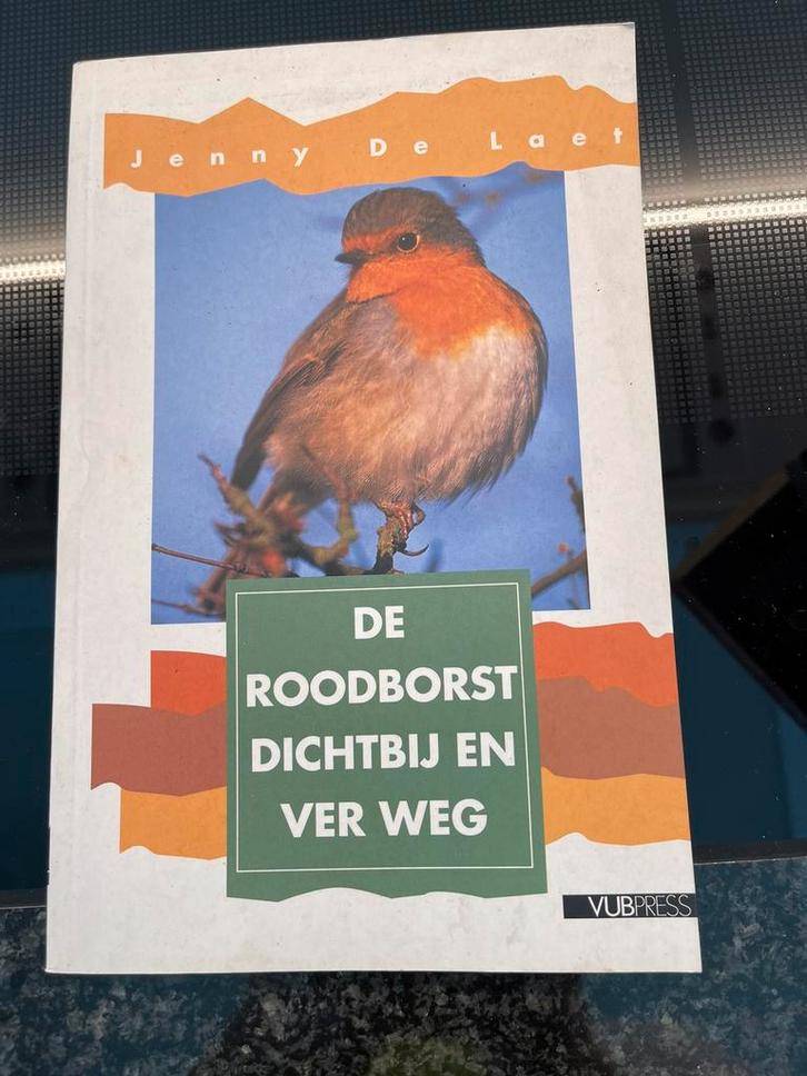 Jenny de Laet - De Roodborst dichtbij en ver weg, Boeken, Wetenschap, Zo goed als nieuw, Ophalen of Verzenden