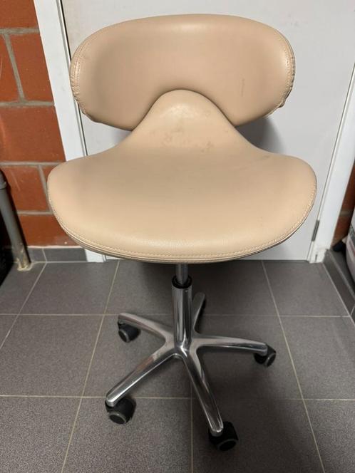 Tabouret Pedi – Beige – in goede staat, Huis en Inrichting, Bureaustoelen, Zo goed als nieuw, Bureaustoel, Beige, Ergonomisch