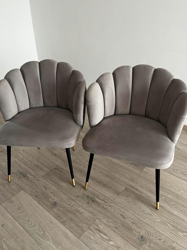 Set van 6 eetkamerstoelen, Huis en Inrichting, Stoelen, Zo goed als nieuw, Ophalen