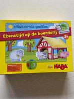 Haba Eerste Gezelschapsspel - Etenstijd Op De Boerderij +2j, Kinderen en Baby's, Ophalen of Verzenden, Gebruikt, Ontdekken