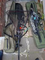 Zeer groot lot visgerief!! Zie foto's, Ophalen, Zo goed als nieuw, Complete hengel