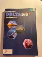 Wiskunde Analyse deel 1 Delta 5/6, Boeken, Schoolboeken, ASO, Wiskunde A, Plantyn, Ophalen of Verzenden