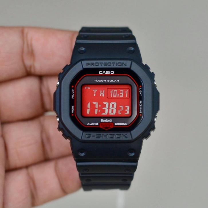 Casio GW-B5600AR-1, ZELDZAAM!, Handtassen en Accessoires, Horloges | Heren, Nieuw, Polshorloge, Casio, Kunststof, Kunststof, Ophalen