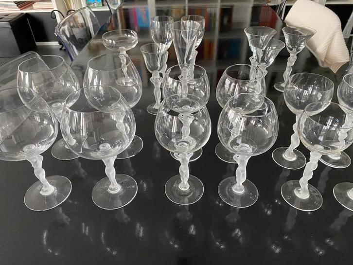 Set royal crystallen glazen jaren 60, Antiek en Kunst, Antiek | Glaswerk en Kristal, Ophalen