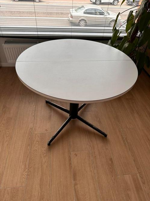 Uitschuifbare tafel, Huis en Inrichting, Tafels | Eettafels, Gebruikt, Ovaal, Ophalen
