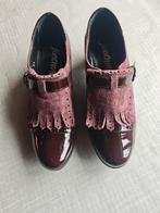 Suede pumps, bordeaux, bruin. Merk Footnotes 38.5, Kleding | Dames, Schoenen, Ophalen, Zo goed als nieuw, Bruin, Pumps