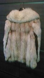 Witte vos jas maat 38/40 furrier Glineur, Zo goed als nieuw