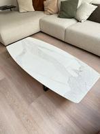 Natuzzi Carrara marmeren salontafel, Huis en Inrichting, Ophalen, Overige materialen, Gebruikt, 100 tot 150 cm