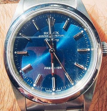Rolex automatique Air King 1998 bleue. Superbe  beschikbaar voor biedingen