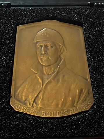 Medaille Koning Albert - oorlog 1914-1918, Enlèvement, Bronze