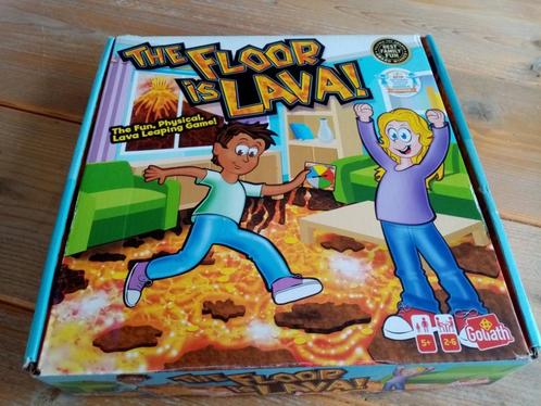 The floor is lava, Hobby en Vrije tijd, Gezelschapsspellen | Bordspellen, Zo goed als nieuw, Een of twee spelers, Drie of vier spelers