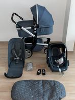 Joolz Day Quadro Blu  kinderwagen 3-in-1 Set, Ophalen, B, Voetenzak, Zo goed als nieuw