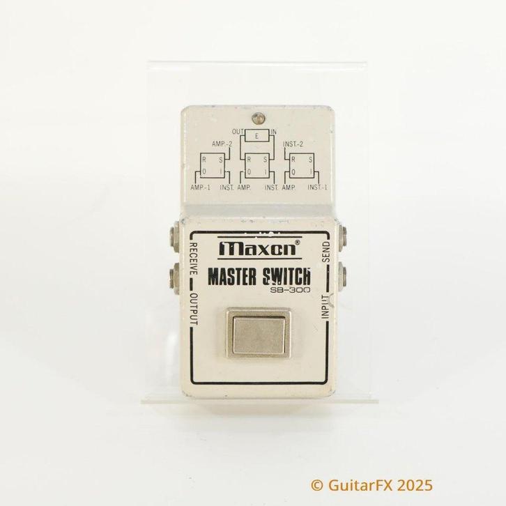 Maxon SB-300 Master Switch (s/n 136056, Wide Box, Vintage, R, Muziek en Instrumenten, Effecten, Gebruikt, Ophalen of Verzenden