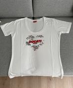 Ducati t-shirt dames, Ducati, Maat 42/44 (L), Ophalen of Verzenden, Wit