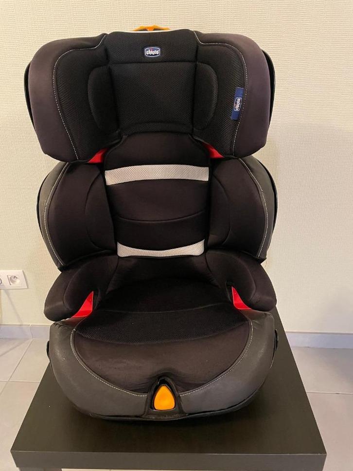Chicco | Autostoel Oasys 2-3 Evo | Jet Black, Kinderen en Baby's, Autostoeltjes, Gebruikt, Chicco, 15 t/m 36 kg, Autogordel, Verstelbare rugleuning