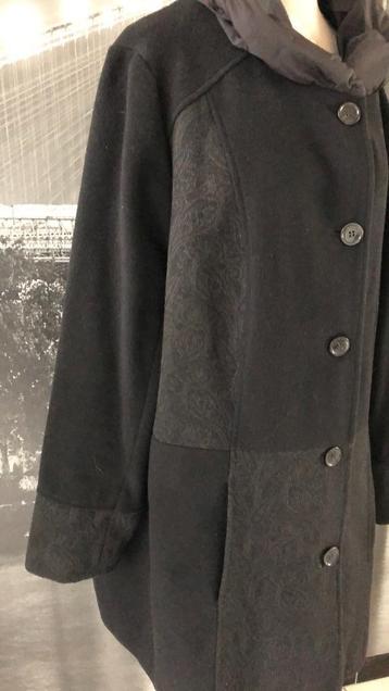 mooie zwarte winter jas mantel - zo goed als nieuw XL beschikbaar voor biedingen