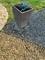 bloembakken grijs, Tuin en Terras, Ophalen, Zo goed als nieuw
