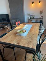 Eettafel uit massief mangohout, Huis en Inrichting, Tafels | Eettafels, Ophalen, 100 tot 150 cm, 200 cm of meer, Zo goed als nieuw