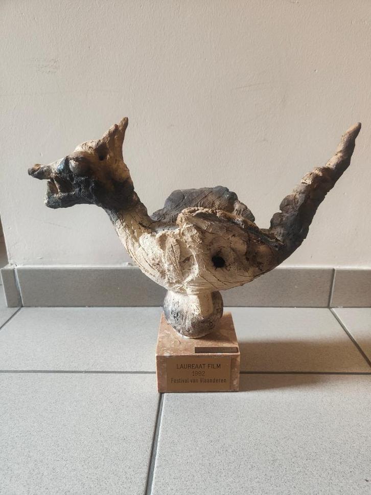 Sculptuur Etienne Dewulf - Gentse draak, Antiek en Kunst, Kunst | Beelden en Houtsnijwerken, Ophalen