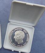 1976 250 francs Baudouin Ier 25e anniversaire intronisation, Zilver, Zilver, Losse munt, Verzenden