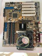 Asus P4P 800 Deluxe moederbord met pentium 4., Ophalen of Verzenden, Gebruikt, Intel, DDR