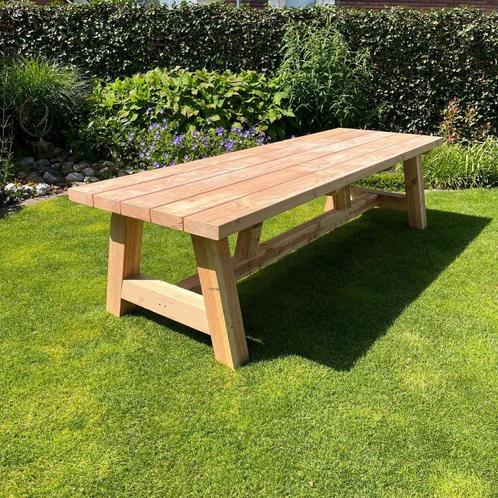 Robuuste Douglas Tuintafels, Tuin en Terras, Tuintafels, Nieuw, Rechthoekig, Hout, Ophalen of Verzenden