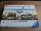 Puzzel Ravensburger Met de VW Bulli over de Brennerpas, Hobby en Vrije tijd, Denksport en Puzzels, Ophalen of Verzenden, 500 t/m 1500 stukjes