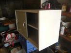 vintage metalen kast  met 2 schuifdeuren, Ophalen, Gebruikt, Bureau