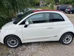 Fiat 500 cabrio, Auto's, Stof, Cabriolet, Wit, Grijs