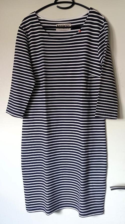 Dameskleding - Kleedje Marcel - maat L, Kleding | Dames, Jurken, Nieuw, Maat 42/44 (L), Wit, Knielengte, Ophalen of Verzenden