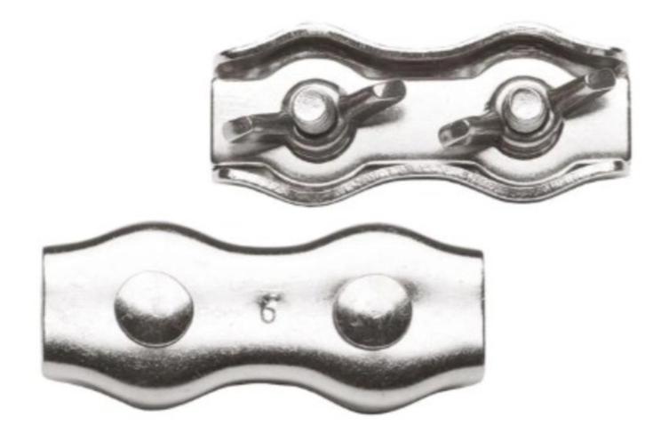 RVS Koordverbinder 6MM  electrische afrastering 16 stuks, Dieren en Toebehoren, Stalling en Weidegang, Weidegang