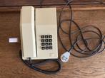 RTT U77 82A beige lichtbruin telefoontoestel eigthies modern, Telecommunicatie, Ophalen of Verzenden, Gebruikt, Met draaischijf