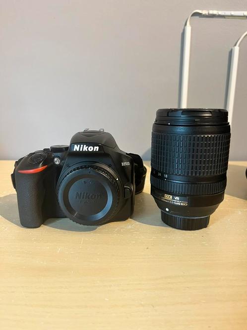 Nikon D3500 + Nikon AF-S 18-140mm F/3.5-5.6G ED VR DX, Audio, Tv en Foto, Fotocamera's Digitaal, Zo goed als nieuw, Spiegelreflex