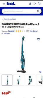 ROWENTA RH6751WO Dual Force 2 en 1, Enlèvement