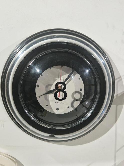 8 Pool wand horloge klok , diameter 37 cm , biljard, Sport en Fitness, Biljarten en Poolen, Gebruikt, Overige typen, Ophalen of Verzenden