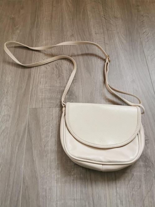 Retro handtas, Handtassen en Accessoires, Tassen | Schoudertassen, Gebruikt, Overige merken, Beige, Ophalen of Verzenden