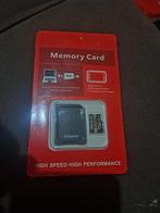 Nieuwe micro sd kaart van 128gig met sd adapter, Audio, Tv en Foto, Foto | Geheugenkaarten, Ophalen of Verzenden, Nieuw, MicroSD