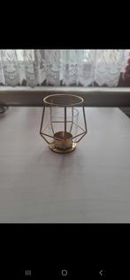 Pärlbrand Ikea 10 cm gouden kaarshouder, Huis en Inrichting, Woonaccessoires | Kandelaars en Kaarsen, Overige materialen, Overige kleuren