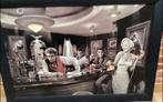 ELVIS PRESLEY "  OP HOUTEN PANEEL IN KADER - ZEER GOED, Huis en Inrichting, Woonaccessoires | Schilderijen, Tekeningen en Foto's