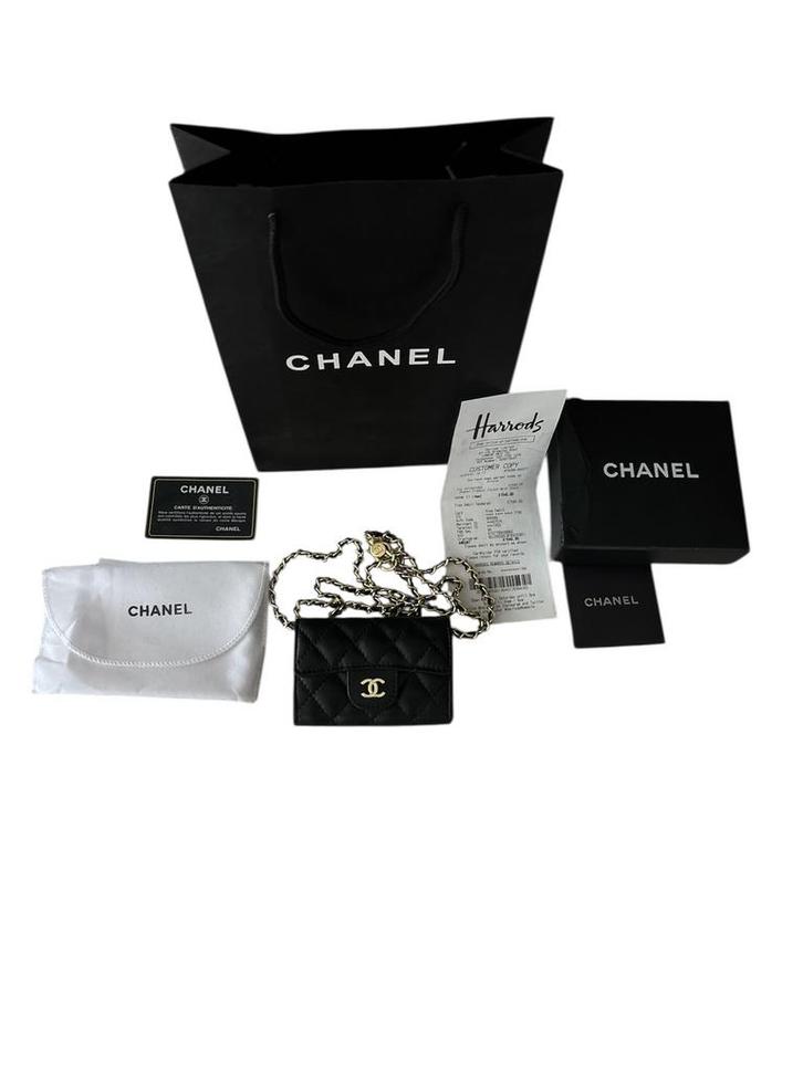 Chanel Clutch met ketting, Handtassen en Accessoires, Tassen | Damestassen, Nieuw, Schoudertasje, Zwart, Ophalen