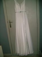 wit bruidskleed-feestkleed mt 36, Ophalen of Verzenden, Wit, Zo goed als nieuw, Amelia couture