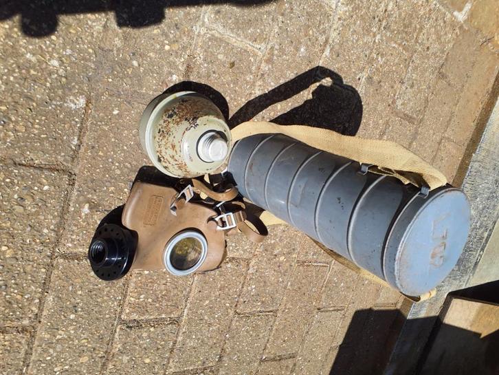 L702 civiel gasmasker, WO2, Verzamelen, Militaria | Tweede Wereldoorlog, Overige soorten, Kleding of Schoenen, Ophalen of Verzenden