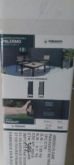Inkazen Tuinscherm grijs, Tuin en Terras, Schaduwdoeken, Ophalen, Nieuw