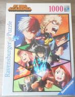 ravensburger puzzel 1000 stukjes my hero acedemia, Ophalen of Verzenden, Nieuw